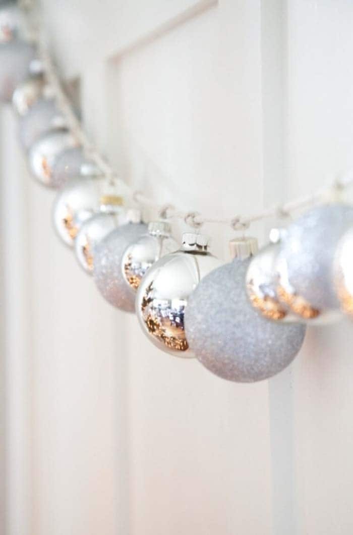 Create an Elegant Silver Christmas Garland for a Stylish Look