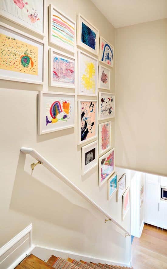 Brighten Your Stairway with a Kids’ Wall Art