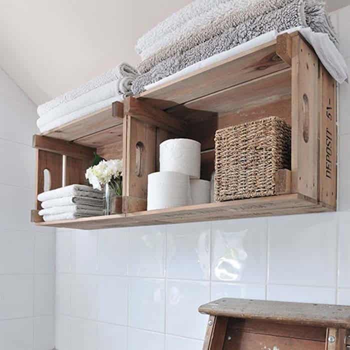 Add Wall Storage In The Bath