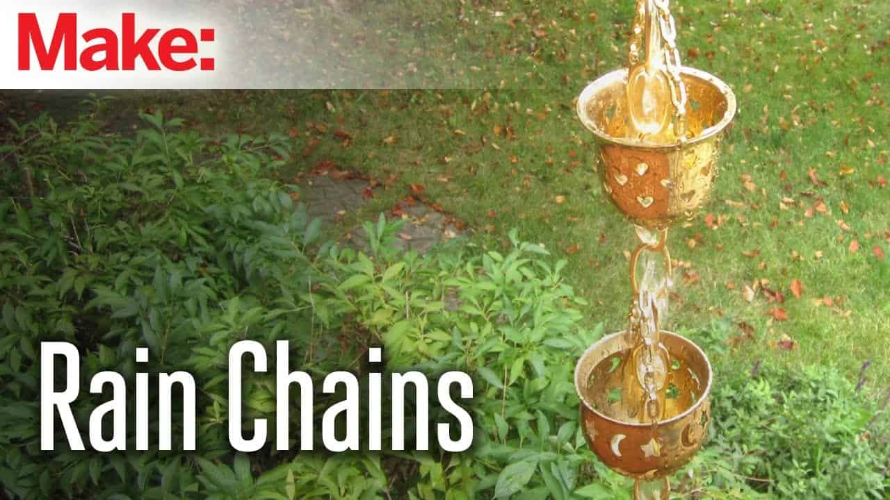 Cutout Candle Holder Rain Chain