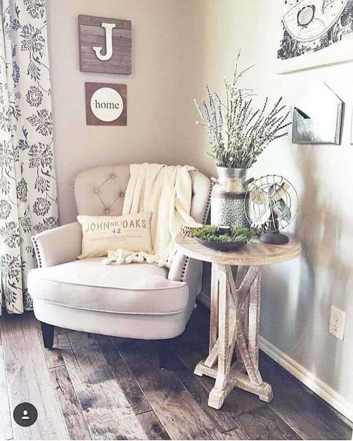 Keep A Neutral Palette With Rustic Wood