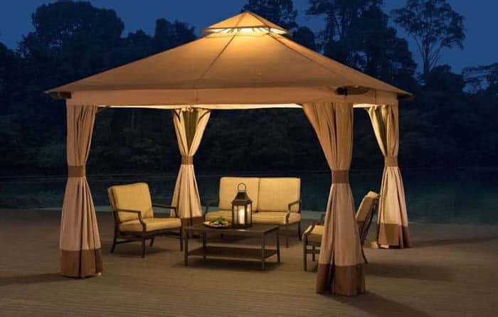 Canopy Tent Adds Seasonal Seating Area