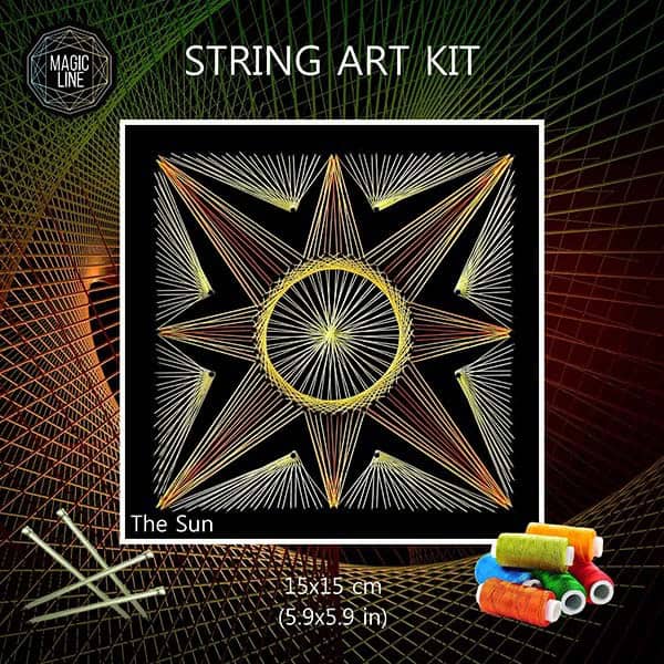 Mandala String Art Kit