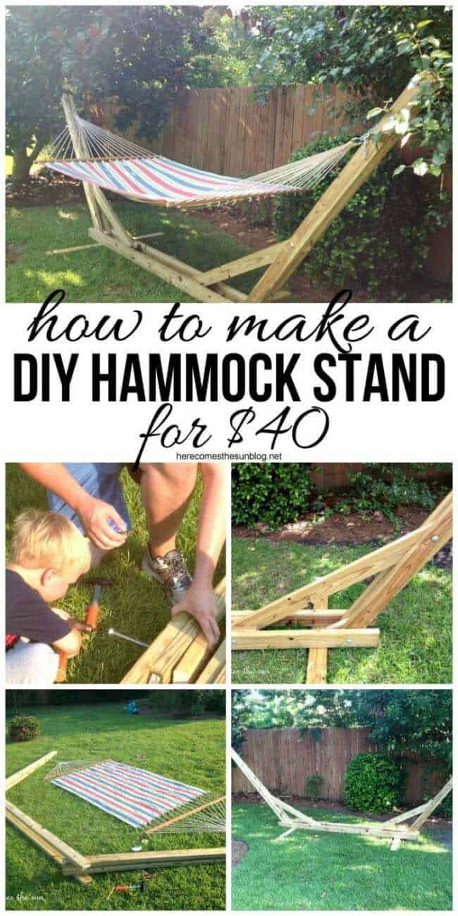 Build a Hammock Stand in Your Backyard