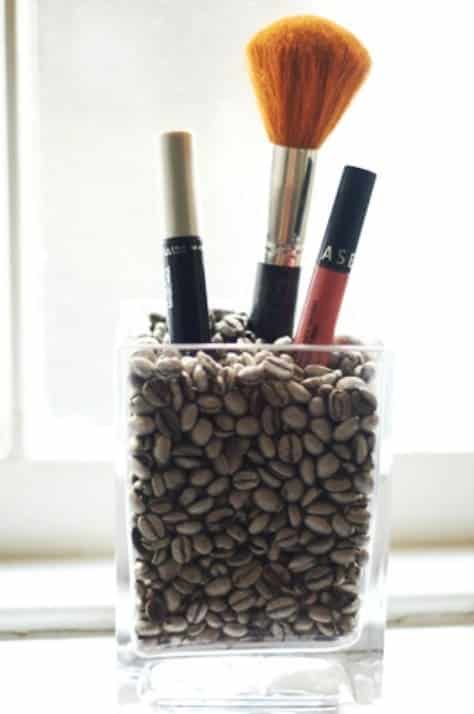 Transform Any Container into a Make-up Organizer