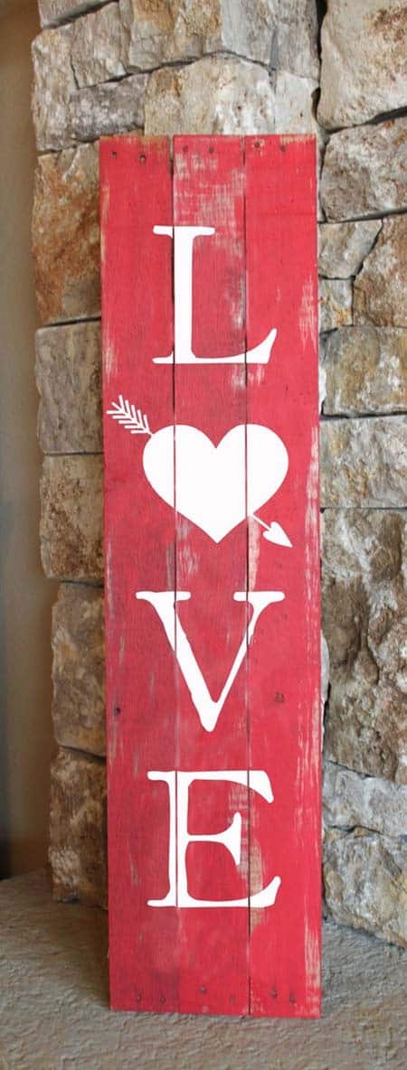 Bring Rustic Warmth with a Reclaimed Wood Love Sign