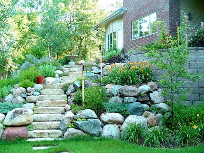 Bring Rustic Elegance with Stone Slab Stairs