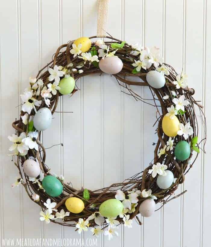 Create a Rustic Egg Wreath with Twigs