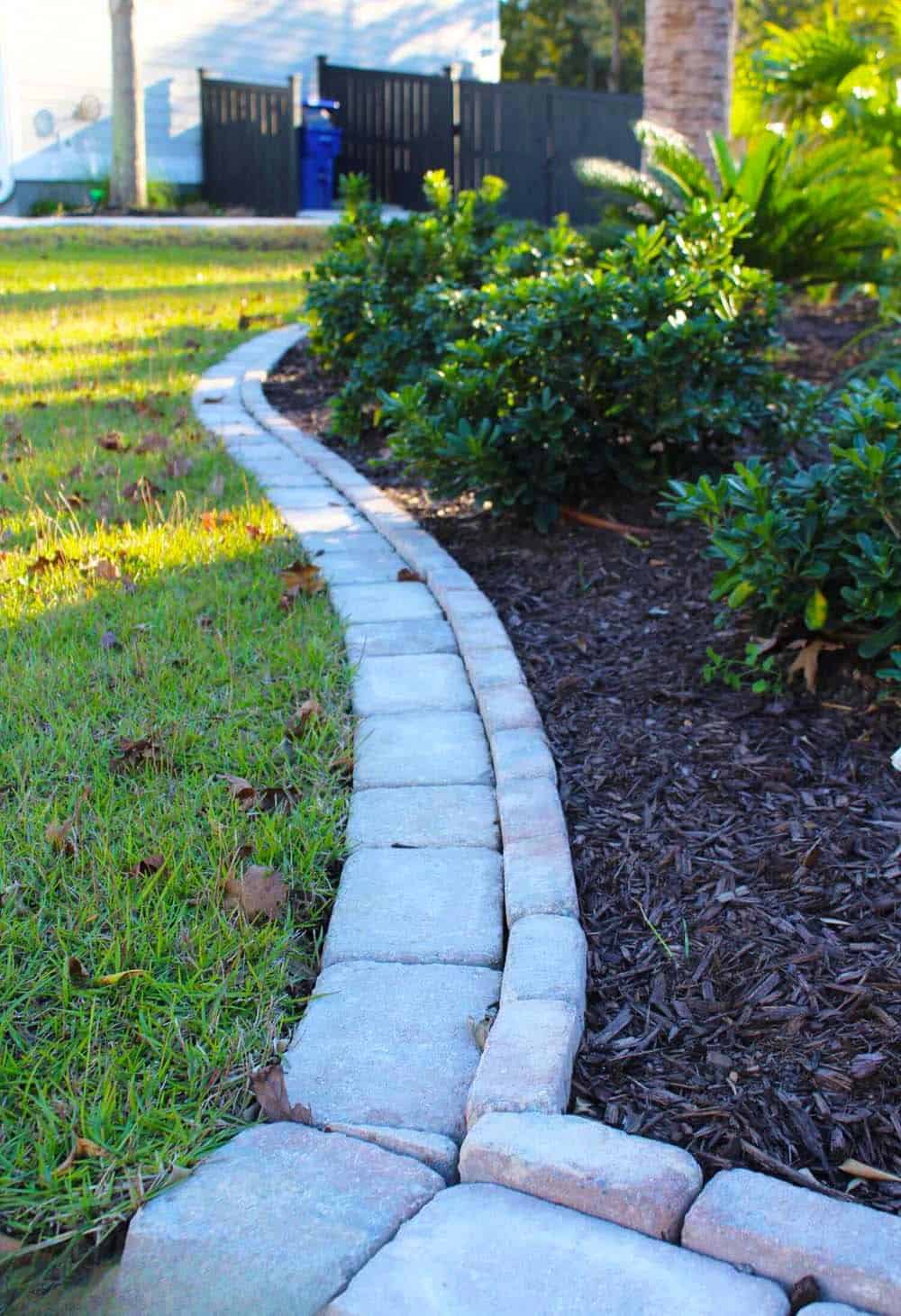 Stone-Edged Garden Path