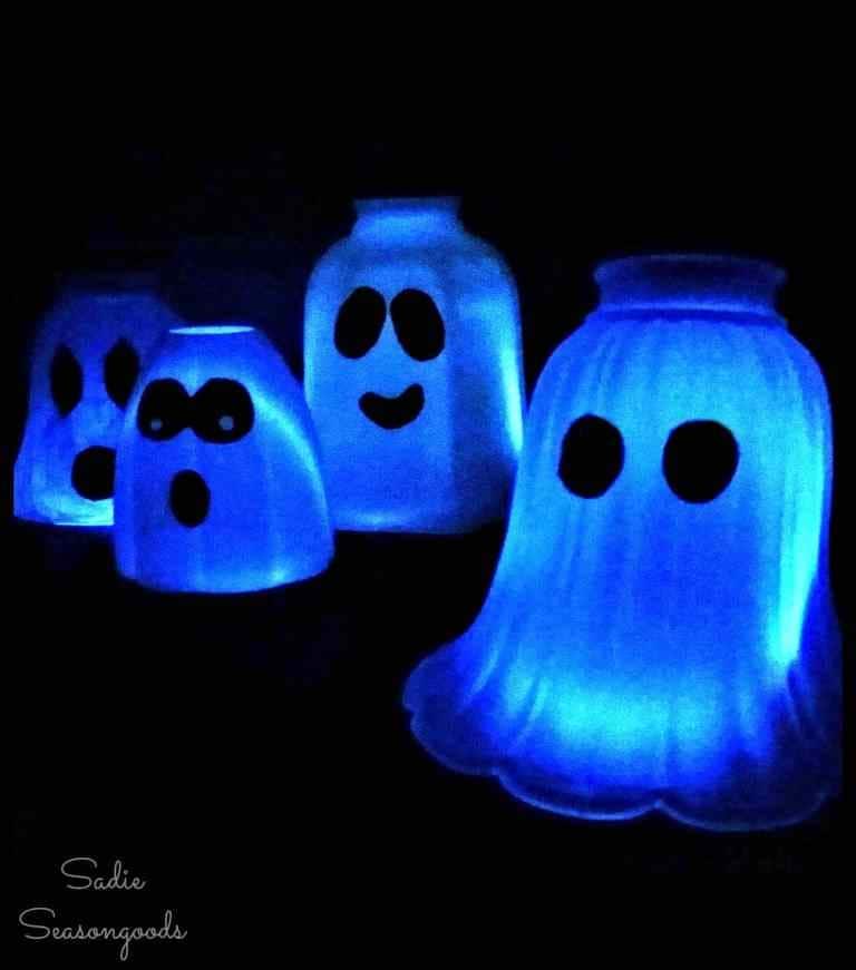 Illuminated Glass Light Cover Ghosts