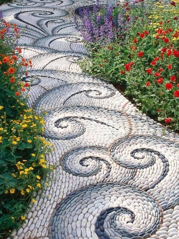 Mosaic Rock Walkway