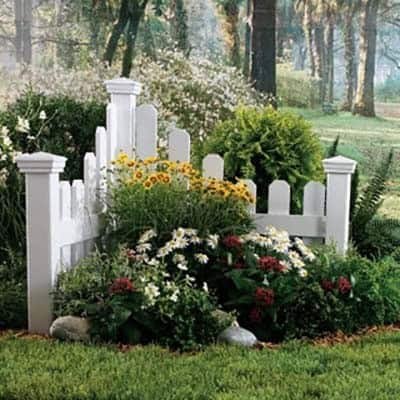 Dress up Corners With Flower Beds