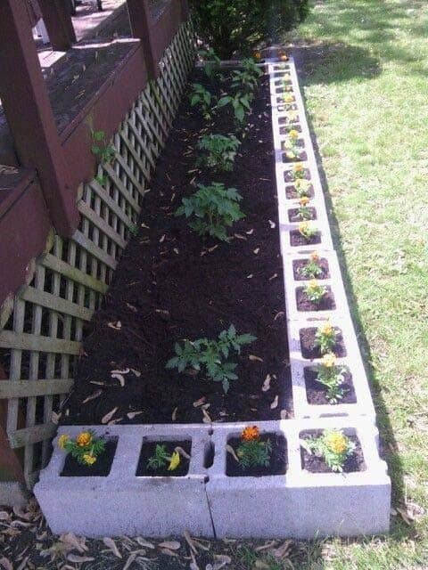 Fence Garden Bed Idea