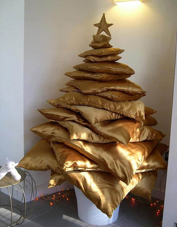 Create A Soft Christmas Tree with DIY Pillows