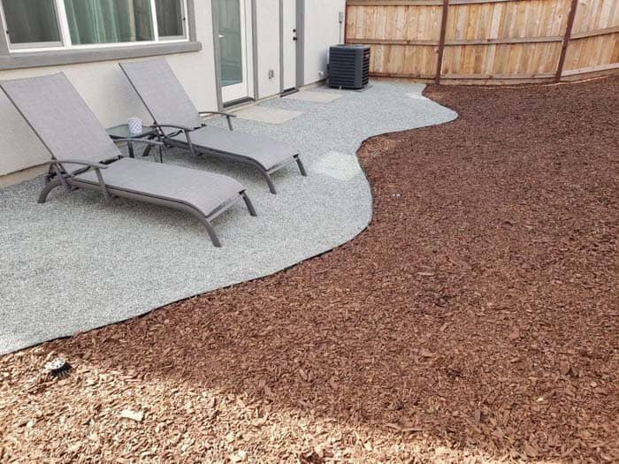 Elegant Gravel Patio for Garden Makeover Ideas