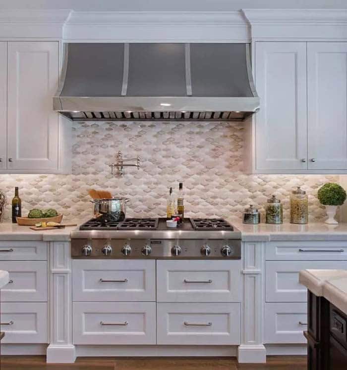 Patterned Backsplash Idea