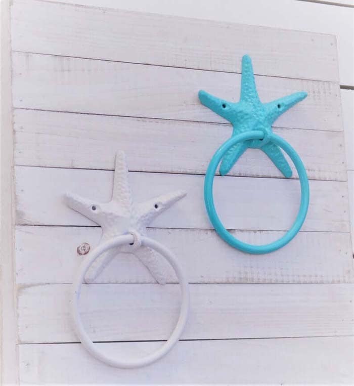 Charming Starfish Bathroom Towel Holders