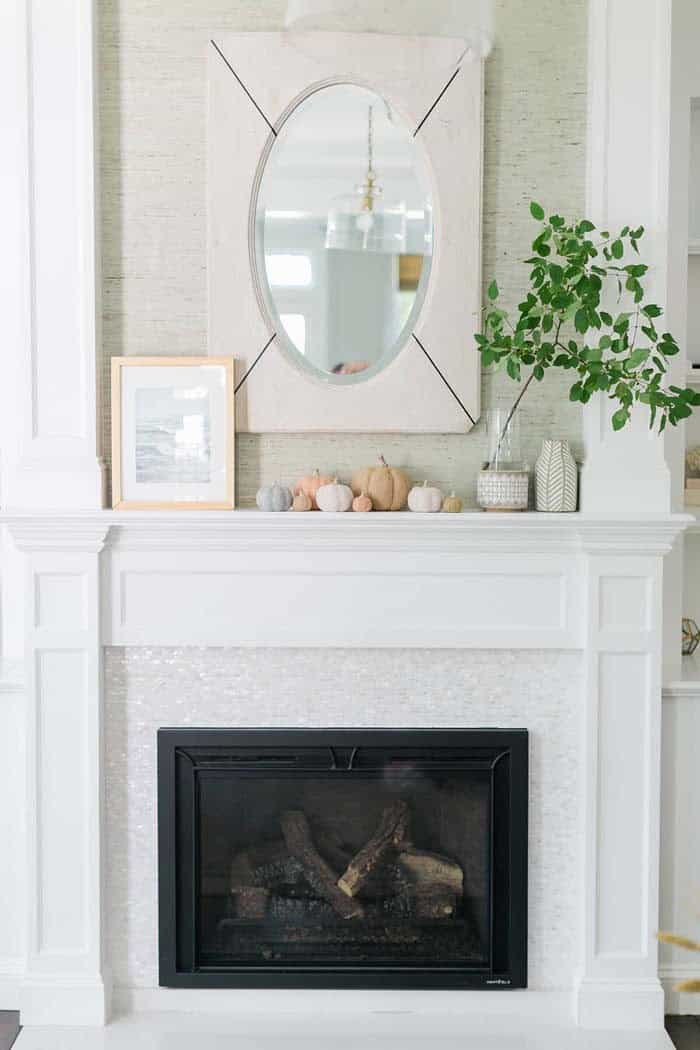 Embrace Earthy Colors and Textures with a Fireplace Decor