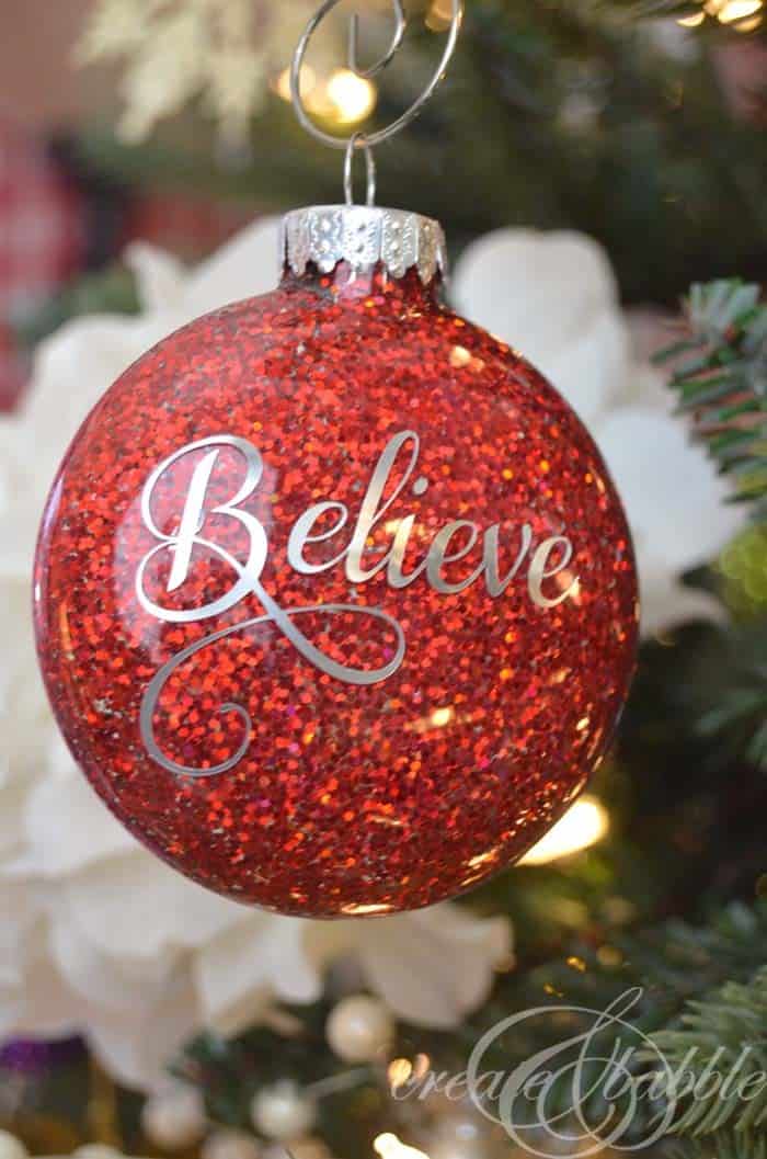 Custom Holiday Sparkling Ornaments