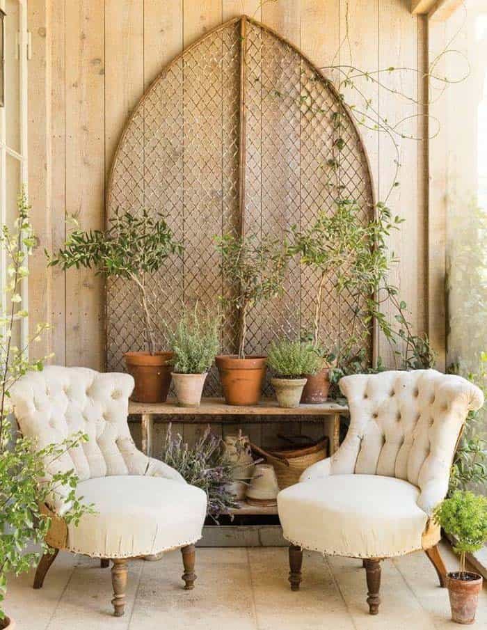 Elevate Your Porch’s Design with Refined Tufted Chairs Set