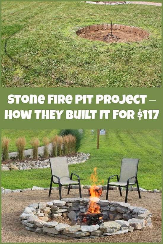 The Backyard Stone Fire Pit Project