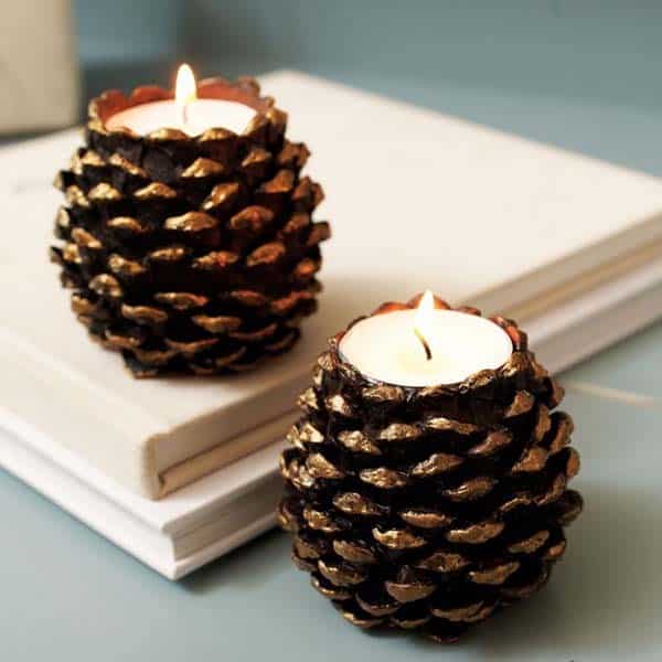 Add Splendour to Your Home with Pinecone Candles