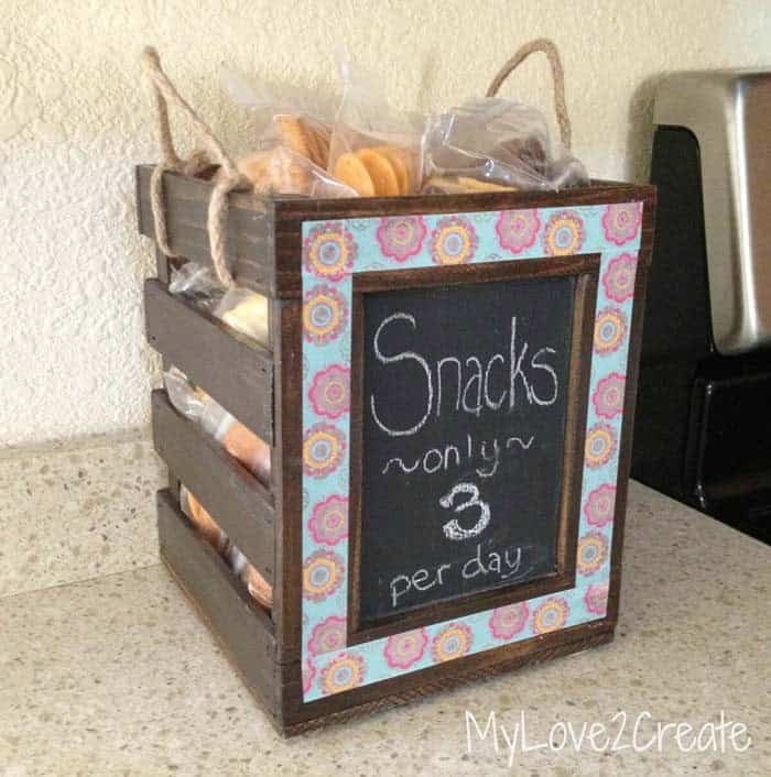 Keep Counters Clean With Crate Snack Storage