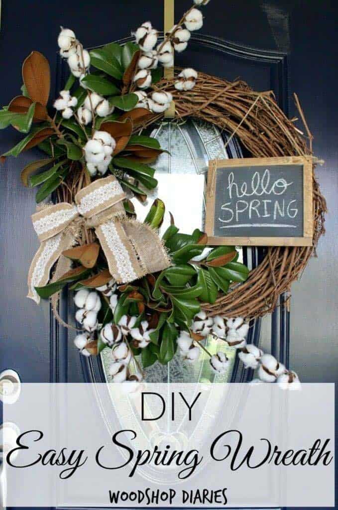 Hello Spring Greens Wreath