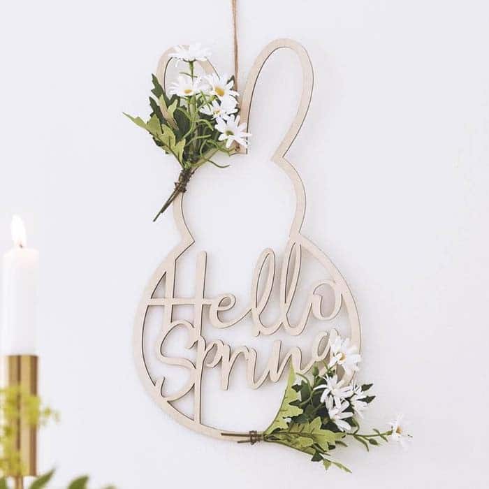 Easter Bunny Spring Sign