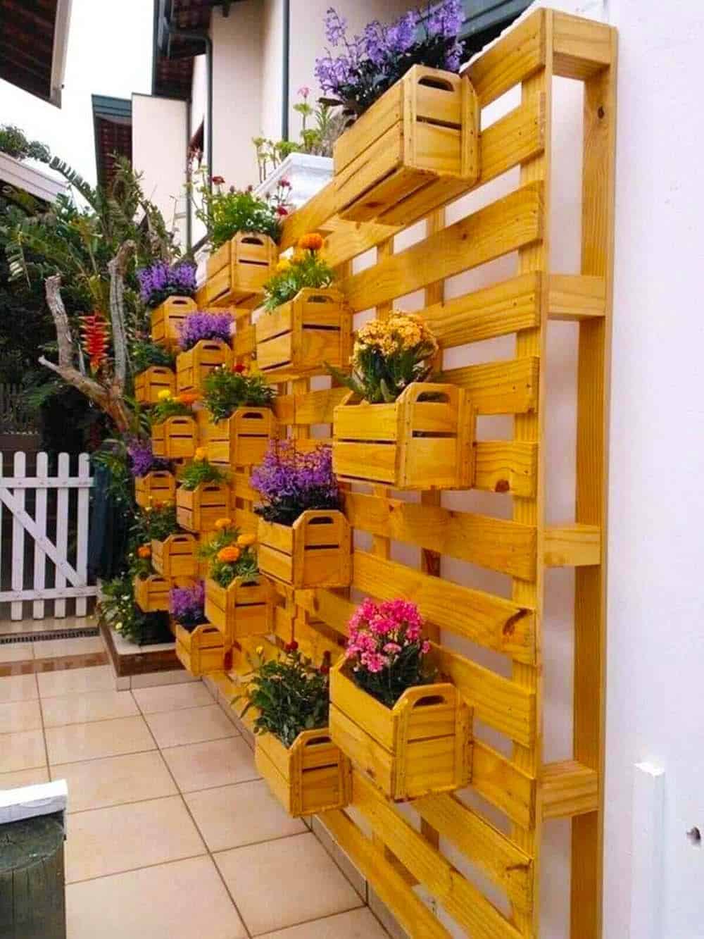 Vertical Crate Garden