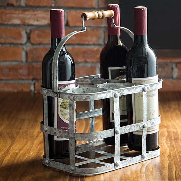 Make a Rustic Wine Bottle Carrier