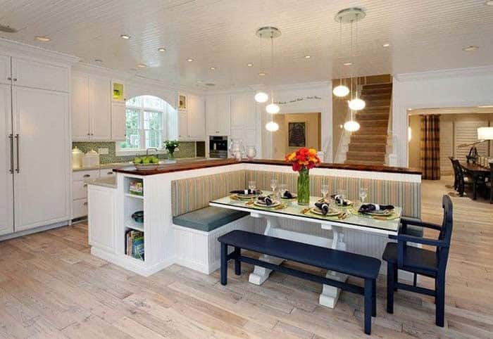 Bring Farmhouse Charm to Your Kitchen with Island Benches