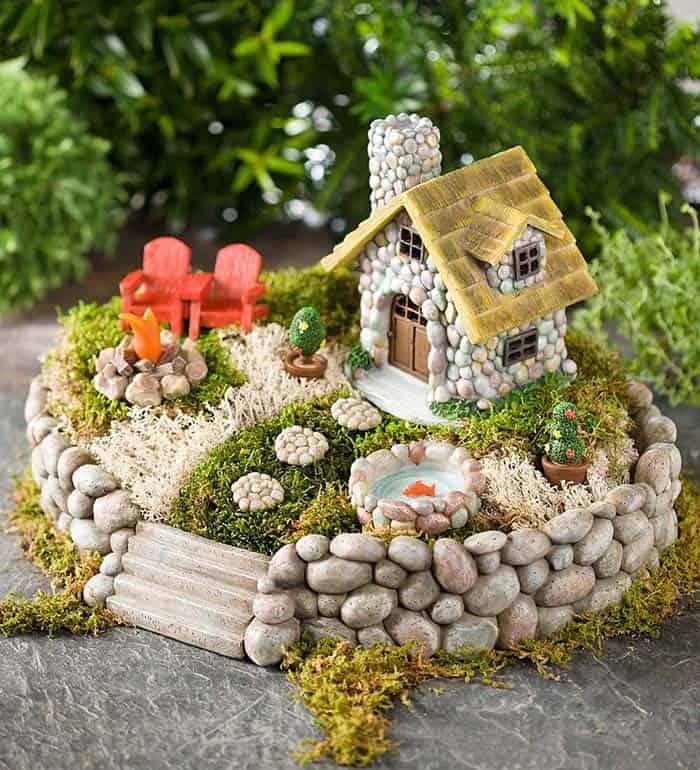 Build a Fairytale-Themed Stone House in Your Garden