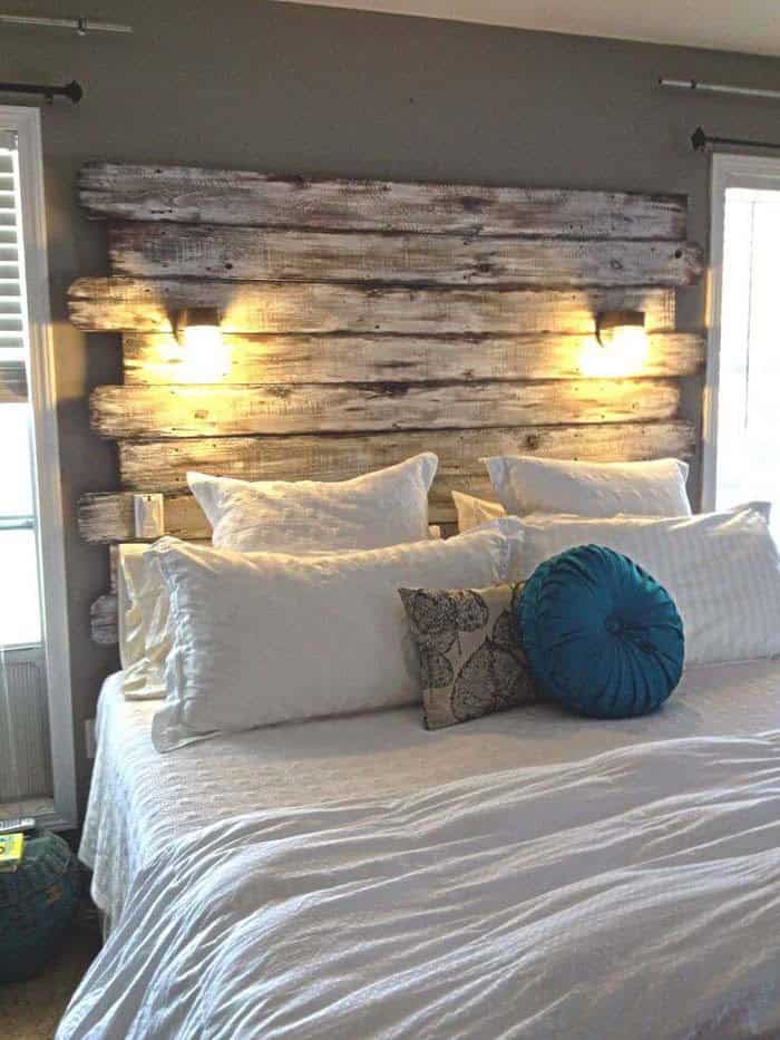 Build an Extended Headboard With Barnwood