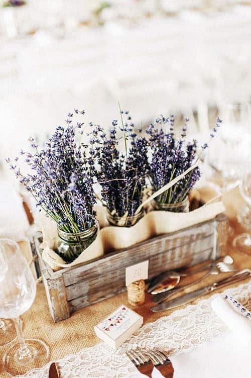 Create a Rustic Table Setting with Fresh Lavender