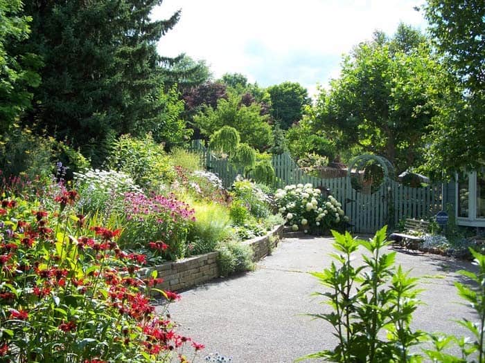 Layered Landscaping on a Slope