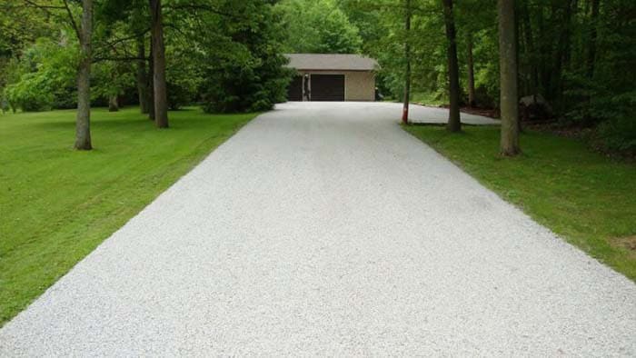 Gravel and Grass Are a Countryside Favorite