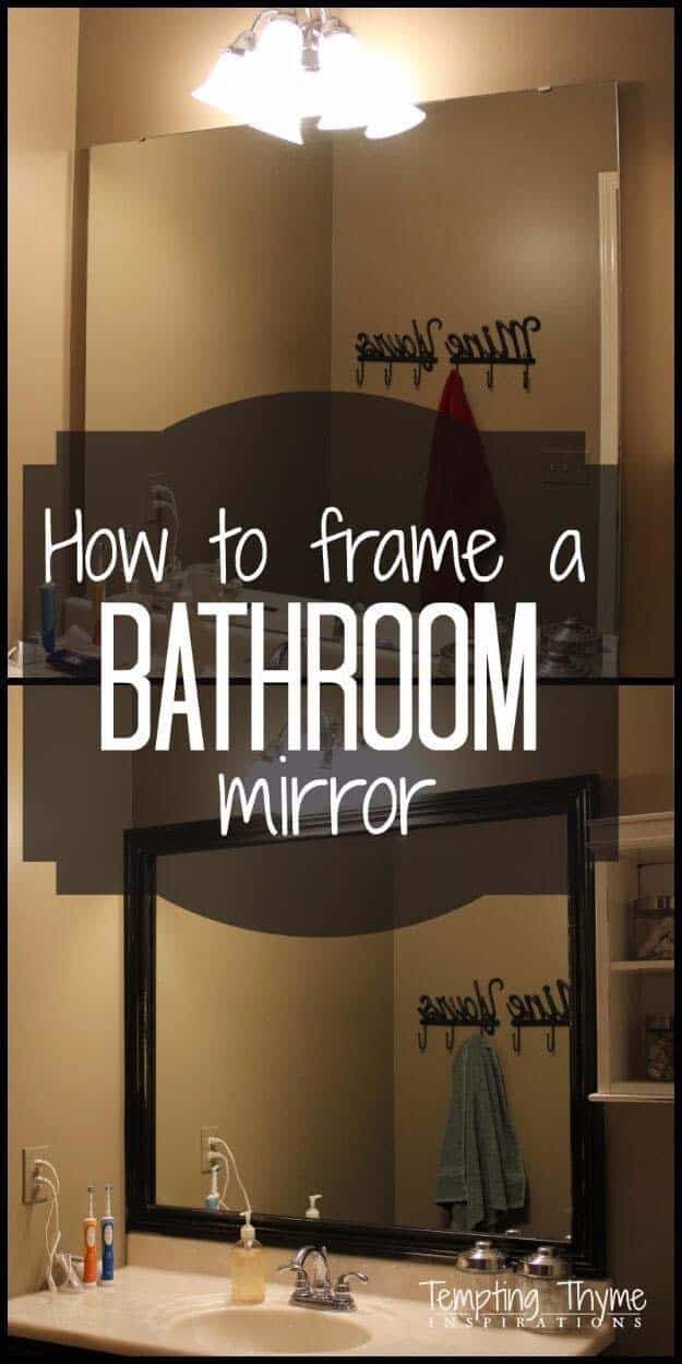 Finish Out Your Bathroom Mirror