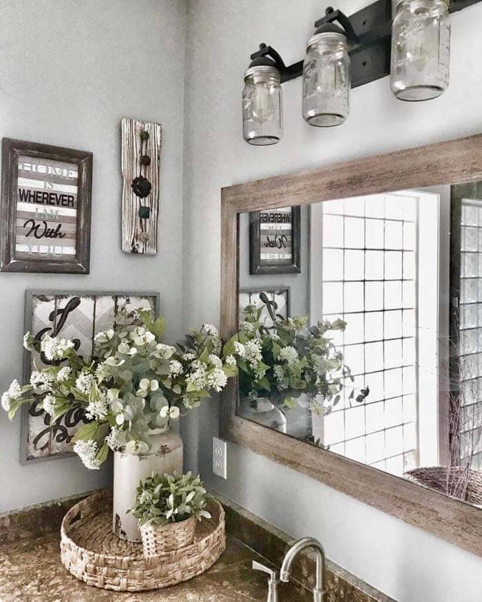 Replace Light Fixtures With Mason Jars