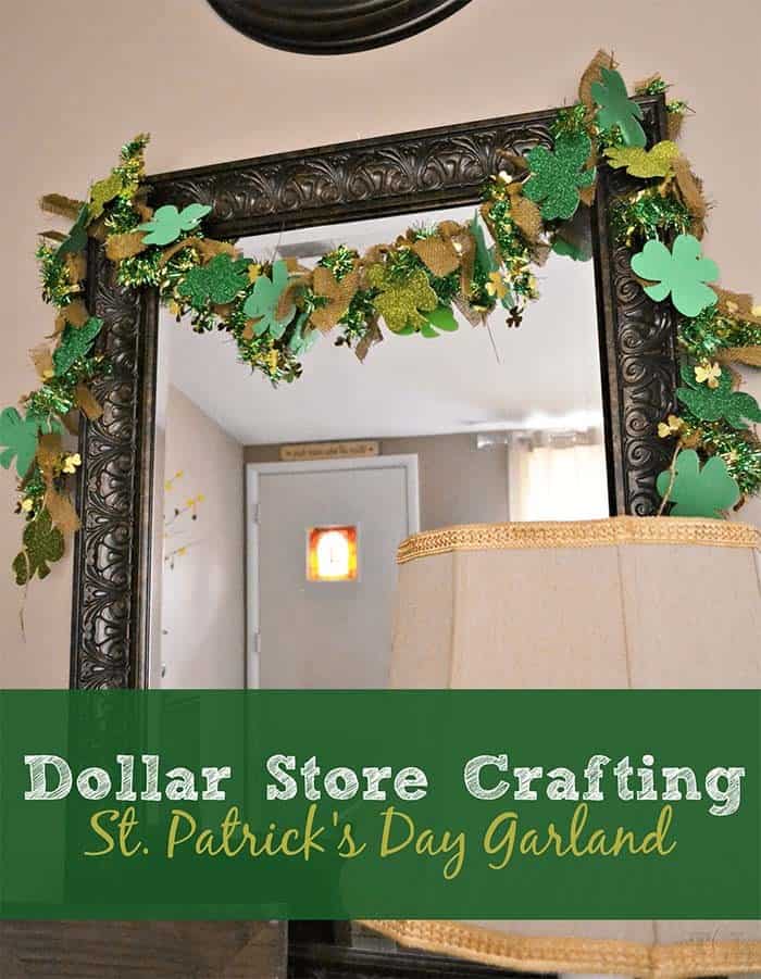 Inexpensive St. Patrick’s Day Garland