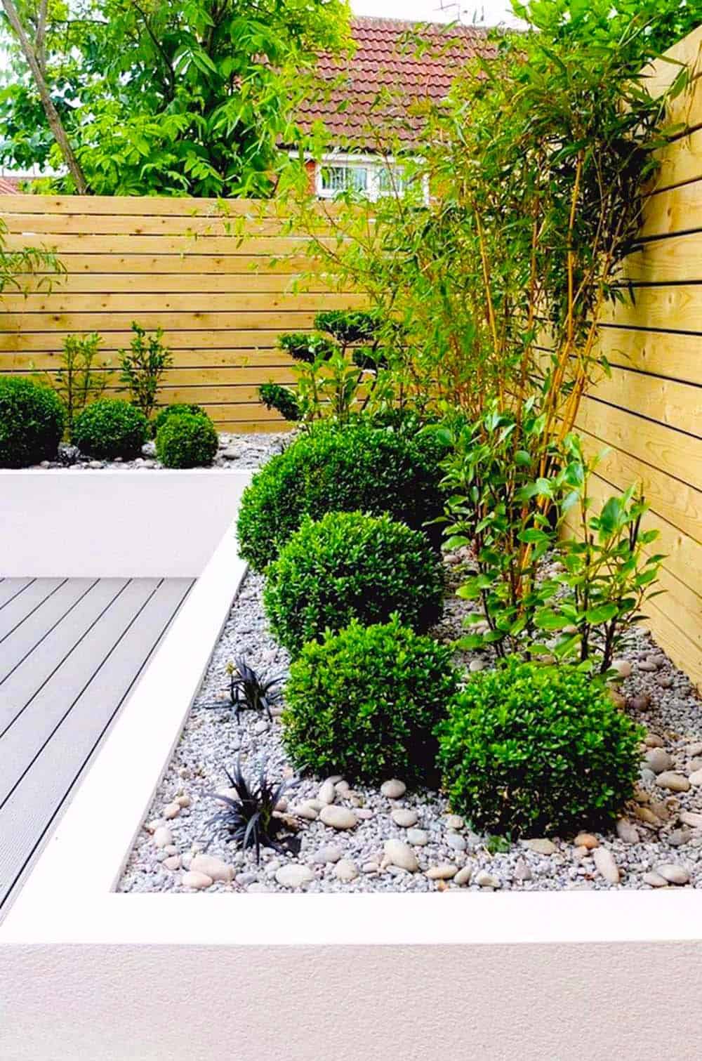 Contemporary Garden Linearity