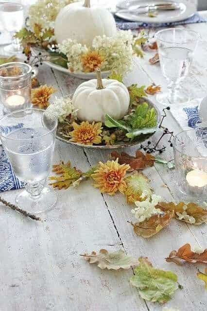 Bring a Mediterranean Vibe with a Pumpkin Tablescape