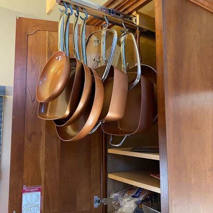 Pull Out Hanging Pan Storage