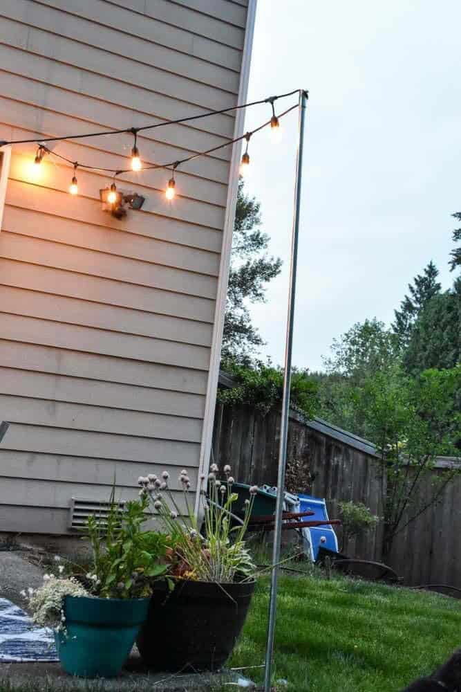 Patio Mounted String Lights Upgrade Your Outdoor Space