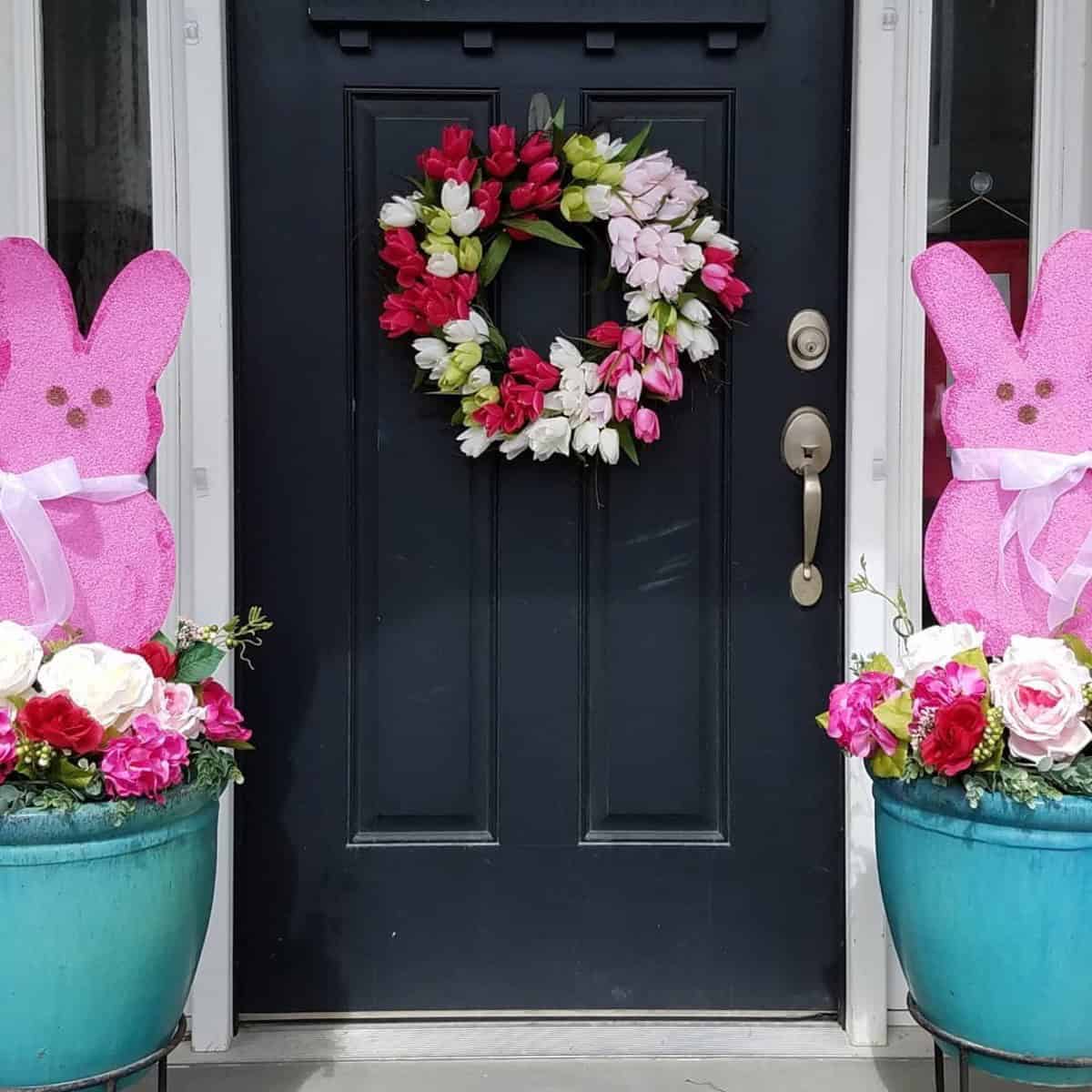 Tulip Strped Wreath