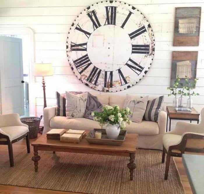 Antique Clock Face Statement Piece