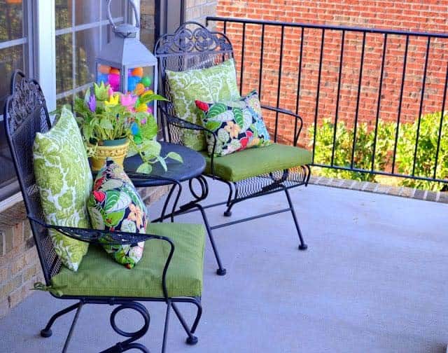 Add Colorful Cushions to Your Porch Seats