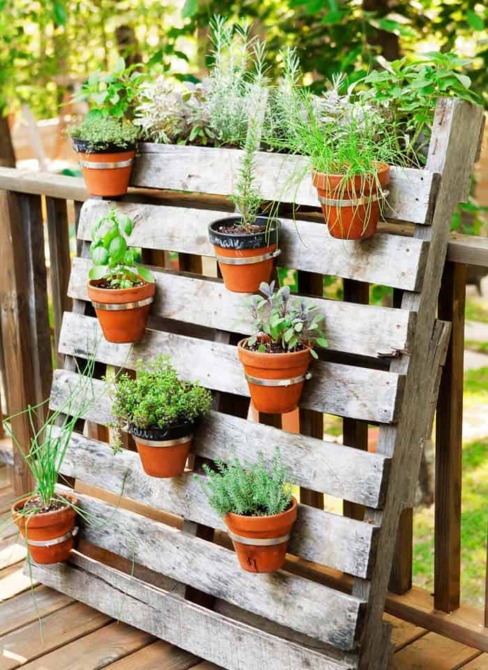 Mini Plant Pot Porch Sized Pallet