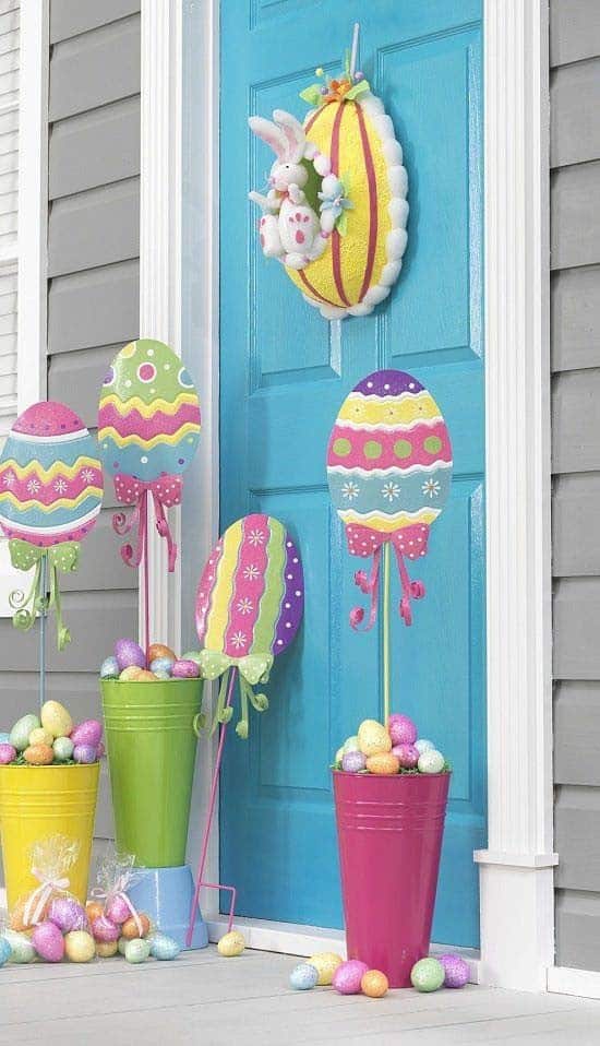 Craft Easter Eggs From Metal Sheets