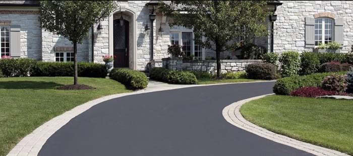 Grated Asphalt Has Smooth, High-End Appeal